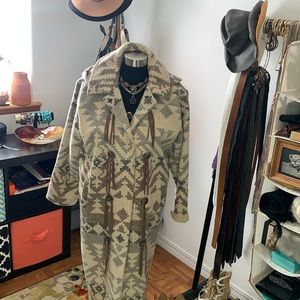 Woolrich full length wool coat.